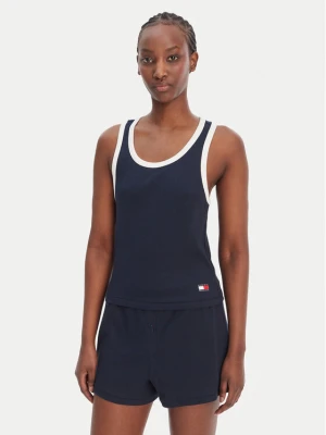 Tommy Hilfiger Top UW0UW06308 Granatowy Regular Fit