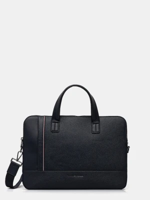 Tommy Hilfiger torba na laptopa kolor granatowy AM0AM13631
