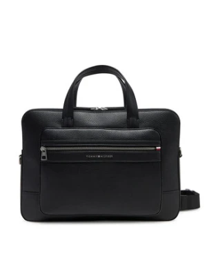 Tommy Hilfiger Torba na laptopa Th Central Computer Bag AM0AM13203 Czarny