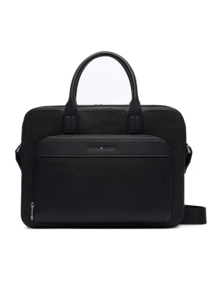 Tommy Hilfiger Torba na laptopa Th Central Slim Computer Bag AM0AM14730 Czarny