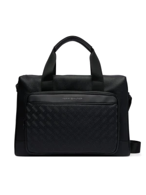 Tommy Hilfiger Torba na laptopa Th Modern Monogram Computer Bag AM0AM14729 Czarny