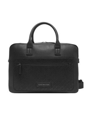 Tommy Hilfiger Torba na laptopa Th Monogram Computer Bag AM0AM13209 Czarny