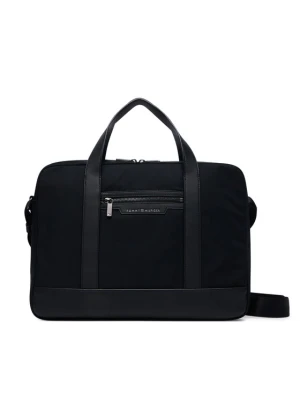 Tommy Hilfiger Torba na laptopa Th Nylon Computer Bag AM0AM14855 Czarny