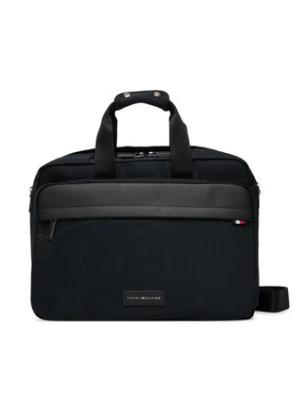 Tommy Hilfiger Torba na laptopa Th Nylon Workbag AM0AM13619 Czarny