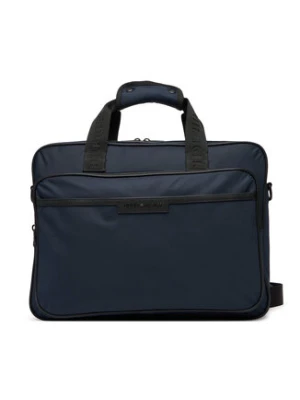 Tommy Hilfiger Torba na laptopa Th Repreve Computer Bag AM0AM13466 Granatowy