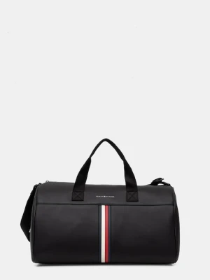 Tommy Hilfiger torba podróżna męska z imitacji skóry czarny