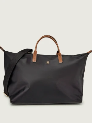 Tommy Hilfiger Torba podróżna POPETTE WEEKENDER | z dodatkiem skóry