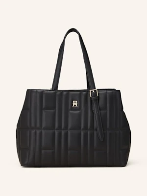Tommy Hilfiger Torba Shopper Z Saszetką schwarz