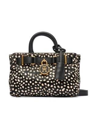 Tommy Hilfiger Torebka American Icon Micro Tote Deer Le AW0AW18168 Czarny