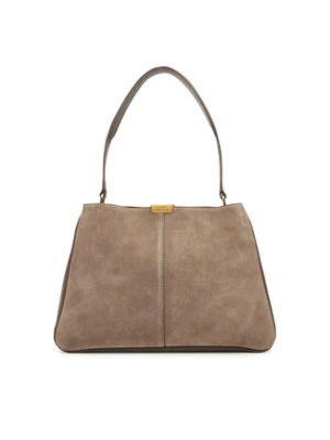 Tommy Hilfiger Torebka Casual Leather Shoulder Bag Sued AW0AW18201 Beżowy