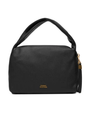 Tommy Hilfiger Torebka City Leather Shoulder Bag AW0AW18152 Czarny