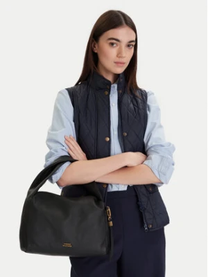Tommy Hilfiger Torebka City Leather Shoulder Bag AW0AW18152 Czarny