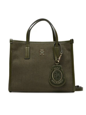 Tommy Hilfiger Torebka City Small Tote Melton AW0AW17852 Khaki