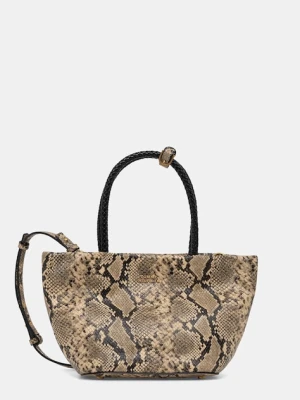 Tommy Hilfiger torebka crossbody damska skórzana beżowy