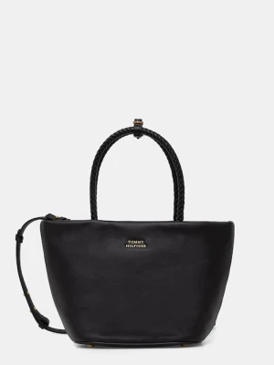 Tommy Hilfiger torebka crossbody damska skórzana czarny