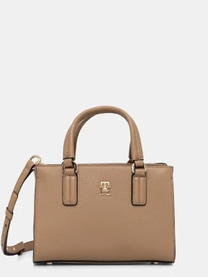 Tommy Hilfiger torebka crossbody damska z imitacji skóry beżowy