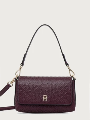 Tommy Hilfiger torebka crossbody damska z imitacji skóry bordowy