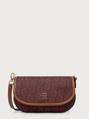 Tommy Hilfiger torebka crossbody damska z imitacji skóry bordowy