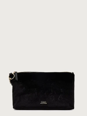 Tommy Hilfiger torebka damska welurowa czarny