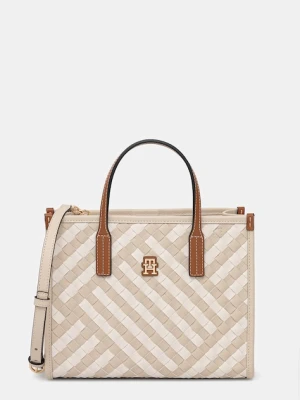 Tommy Hilfiger torebka damska z imitacji skóry beżowy