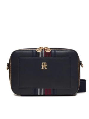 Tommy Hilfiger Torebka Distinct Camera Bag Corp AW0AW16712 Granatowy