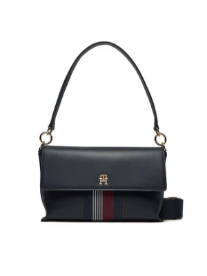 Tommy Hilfiger Torebka Distinct Shoulder Bag Corp AW0AW16795 Granatowy