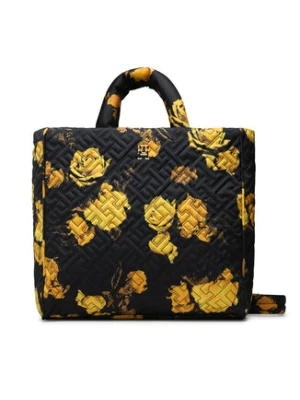 Tommy Hilfiger Torebka Flow Tote Floral AW0AW14380 Czarny