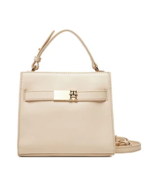 Tommy Hilfiger Torebka Heritage Mini Satchel AW0AW17405 Écru