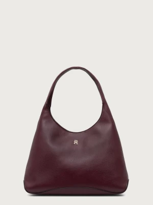 Tommy Hilfiger torebka hobo damska z imitacji skóry bordowy