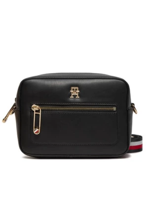 Tommy Hilfiger Torebka Iconic Tommy Camera Bag Corp AW0AW15864 Czarny