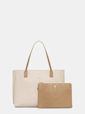Tommy Hilfiger torebka kolor beżowy AW0AW17461