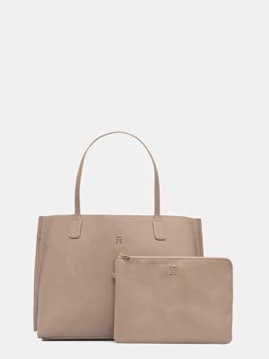 Tommy Hilfiger torebka kolor beżowy AW0AW17461