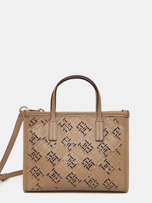Tommy Hilfiger torebka kolor beżowy AW0AW17500