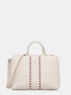 Tommy Hilfiger torebka kolor beżowy AW0AW18155