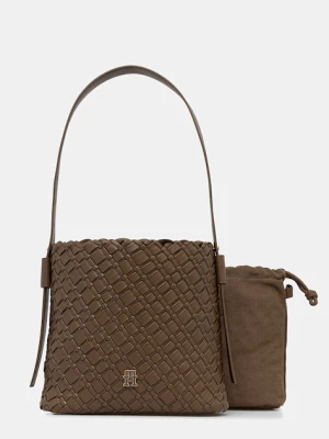 Tommy Hilfiger torebka kolor beżowy AW0AW18160