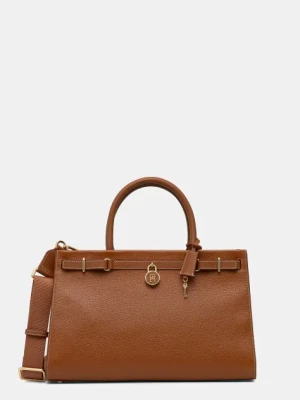 Tommy Hilfiger torebka kolor brązowy AW0AW17185