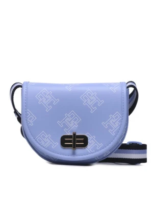 Tommy Hilfiger Torebka Monogram Crossover AU0AU01727 Błękitny