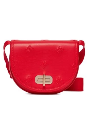 Tommy Hilfiger Torebka Monogram Turnlock AW0AW15809 Czerwony