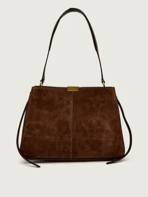 Tommy Hilfiger Torebka na ramię CASUAL | zamsz