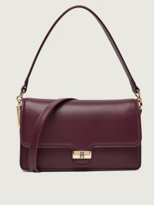 Tommy Hilfiger Torebka na ramię HERITAGE bordowy