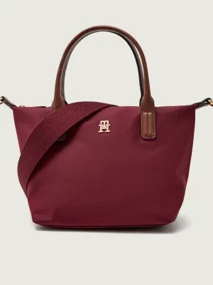 Tommy Hilfiger Torebka na ramię POPETTE | z dodatkiem skóry