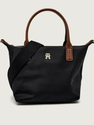 Tommy Hilfiger Torebka na ramię POPETTE | z dodatkiem skóry