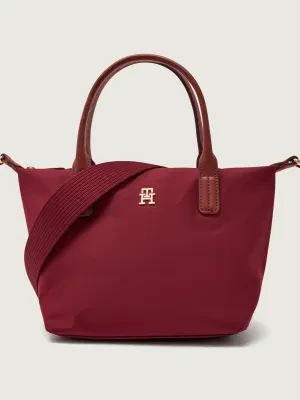 Tommy Hilfiger Torebka na ramię POPETTE | z dodatkiem skóry