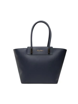 Tommy Hilfiger Torebka New Tommy Tote AW0AW11896 Granatowy