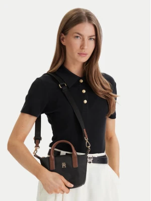 Tommy Hilfiger Torebka Popette Micro Tote AW0AW18368 Czarny