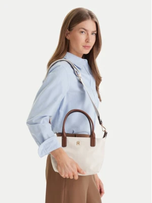 Tommy Hilfiger Torebka Popette Mini Tote AW0AW17709 Écru