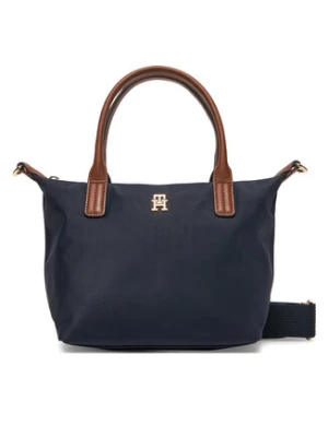 Tommy Hilfiger Torebka Popette Mini Tote AW0AW17709 Granatowy