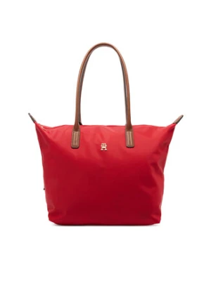 Tommy Hilfiger Torebka Popette Tote AW0AW17711 Czerwony