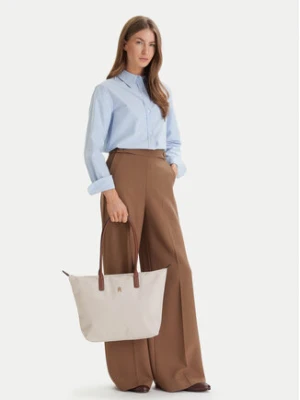 Tommy Hilfiger Torebka Popette Tote AW0AW17711 Écru