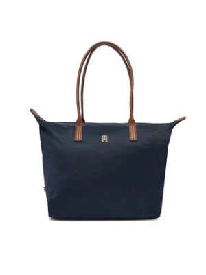 Tommy Hilfiger Torebka Popette Tote AW0AW17711 Granatowy